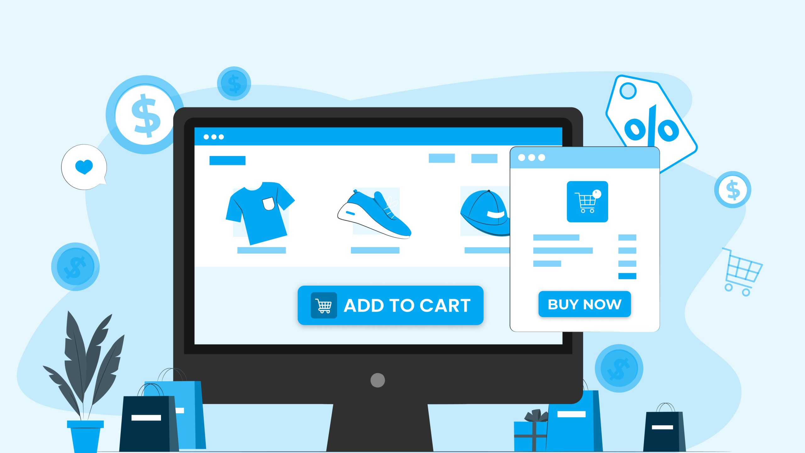 eCommerce Website with Main CTA