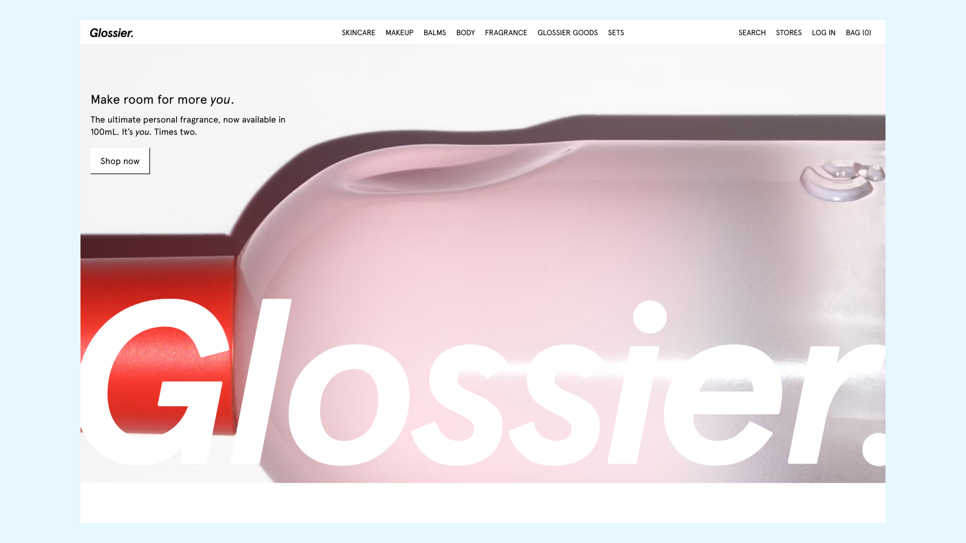 Glossier Website