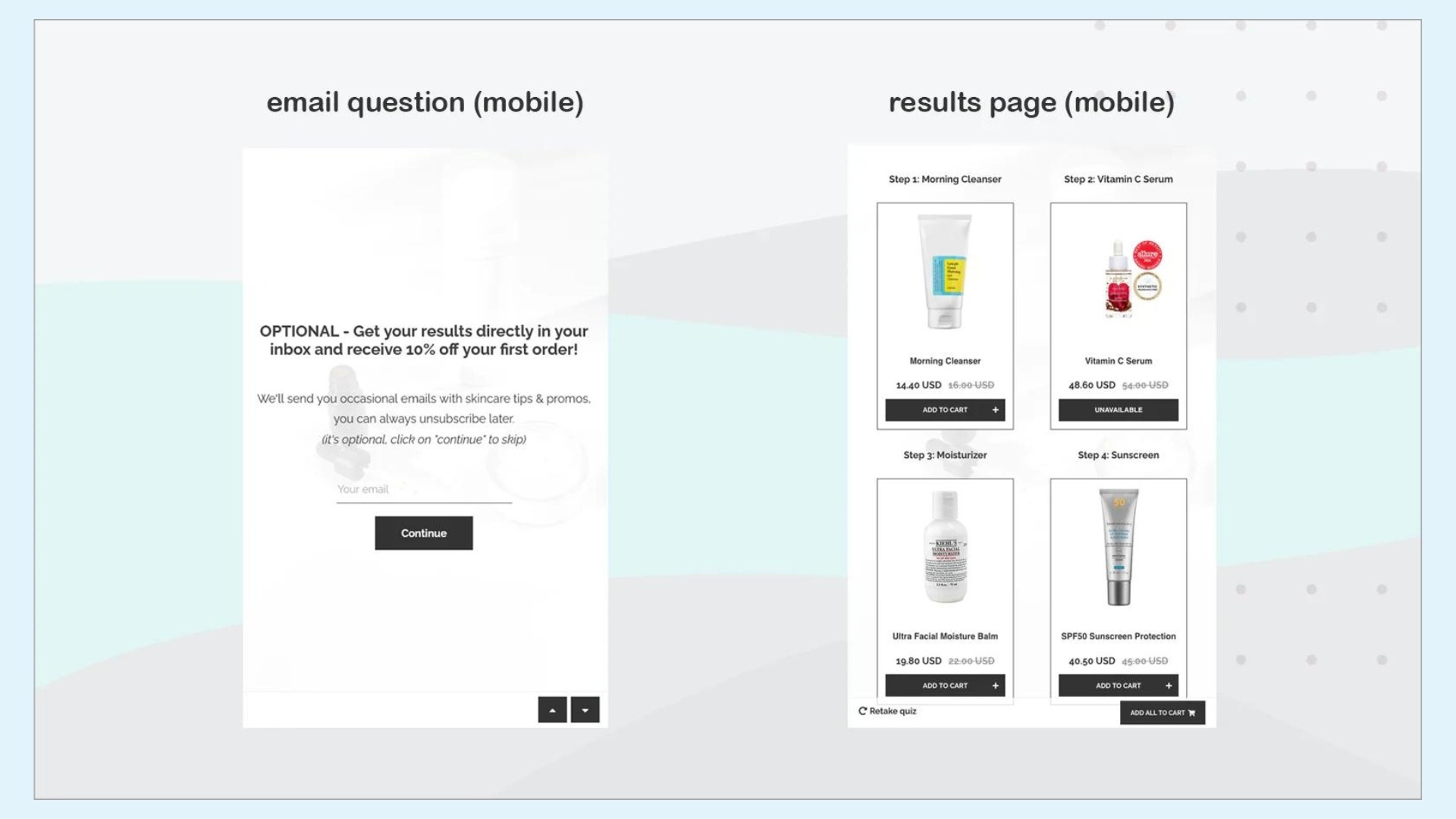 Shopify Product Recommendation Quiz App