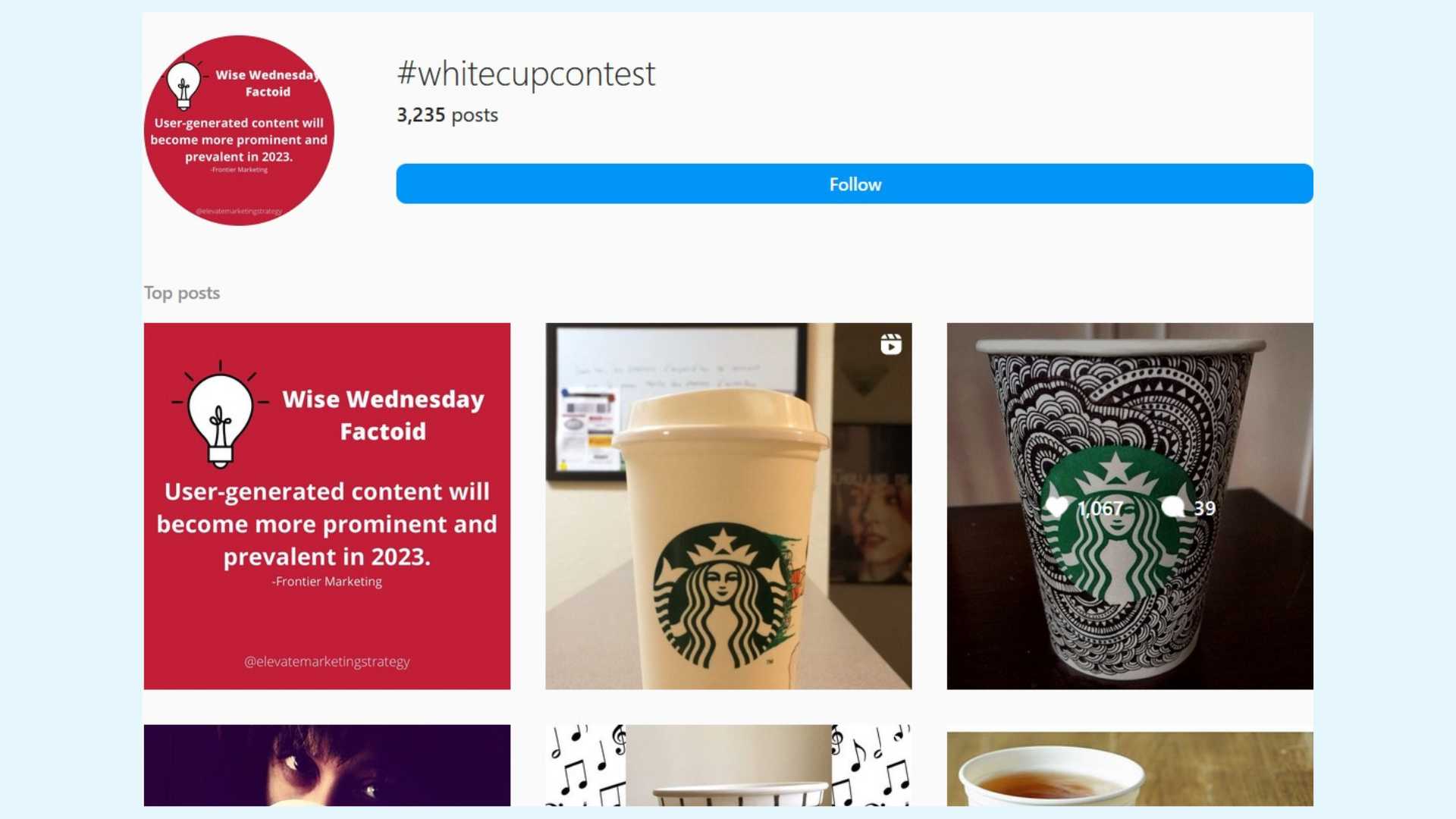 Starbucks - User Generated Content